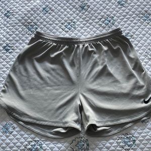 Gray Nike Dry Fit shorts
